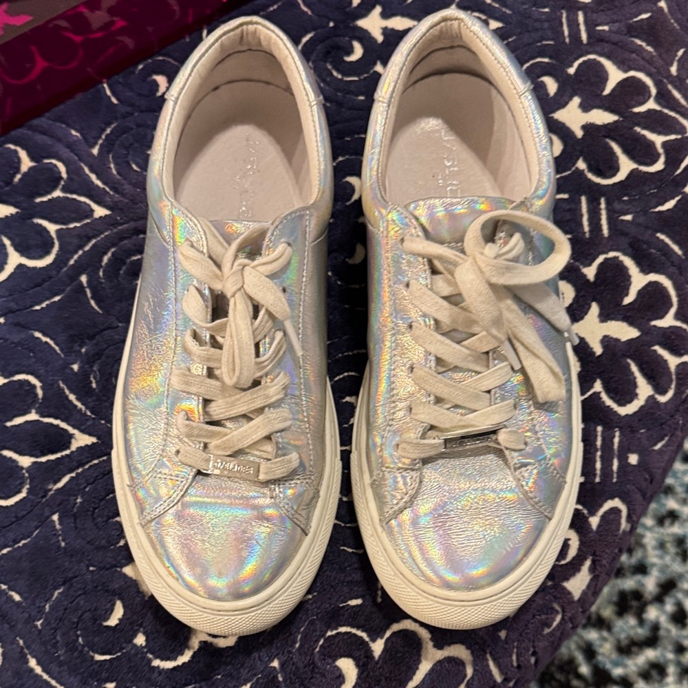 J/Slides Holographic silver Women's Sneakers